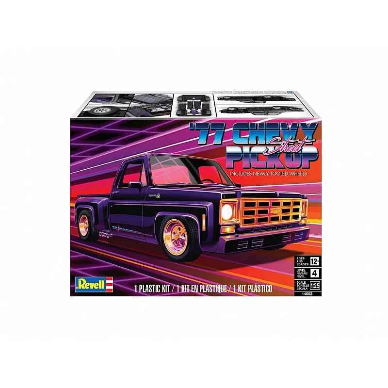 Сглобяем модел, Revell, Автомобил Пикап ′77 Chevy, 83 части