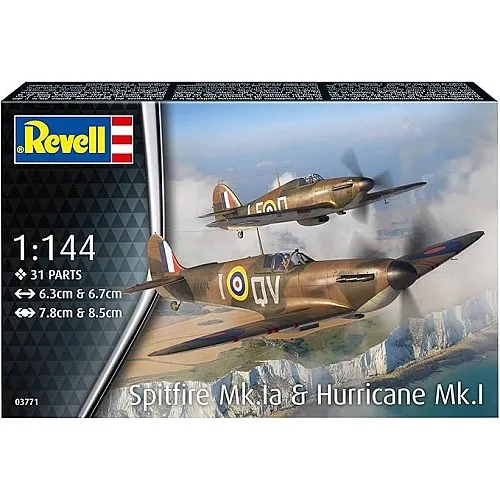 Сглобяем модел, Revell, Самолет Спитфайър и самолет Ураган Хоукър
