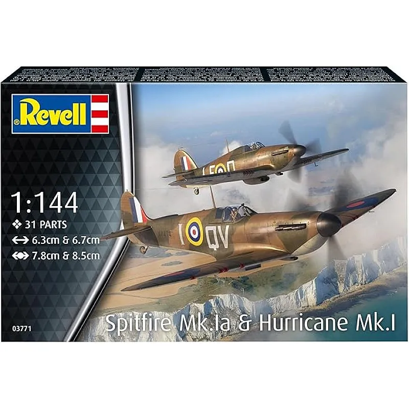 Сглобяем модел, Revell, Самолет Спитфайър и самолет Ураган Хоукър