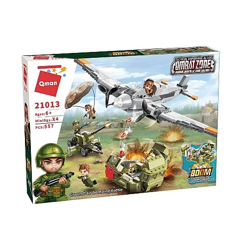 Конструктор, Qman, Combat Zone, Въздушна бомбардировка, 557 части