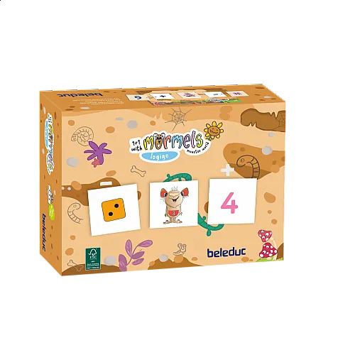 Дървена логическа игра, Beleduc, Mormels, Logigo, 54 части