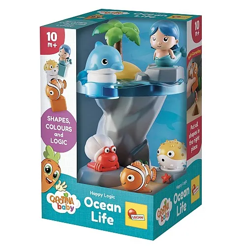 Образователна игра с форми, Lisciani, Carotina, Океански свят