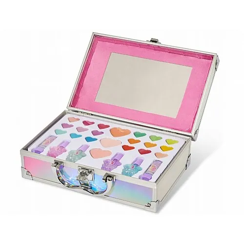 Комплект козметика в метално куфарче, Martinelia, Малък еднорог, 27 части