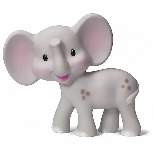 Бебешка играчка гризалка, Infantino, Слонче, Натурален каучук