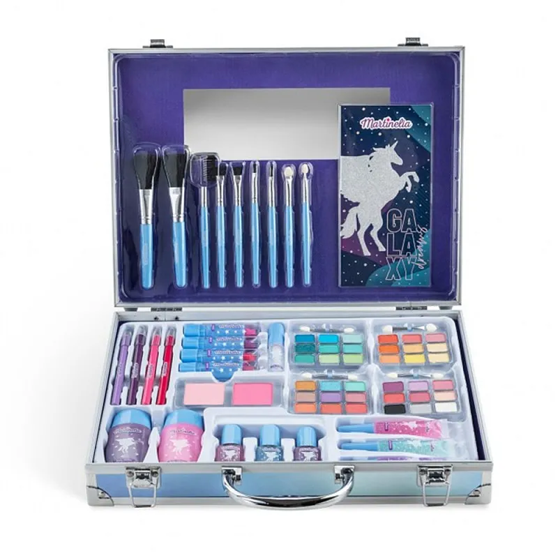 Козметичен комплект в куфар, Martinelia, Галактически мечти, 65 части