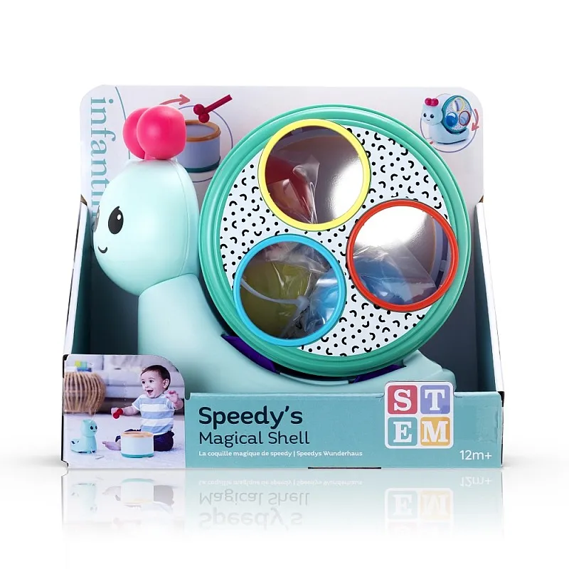 Занимателна играчка, Infantino, Охлюв меки цветове