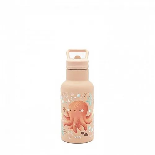 Термо бутилка от неръждаема стомана, Sassi, 350мл., Октопод