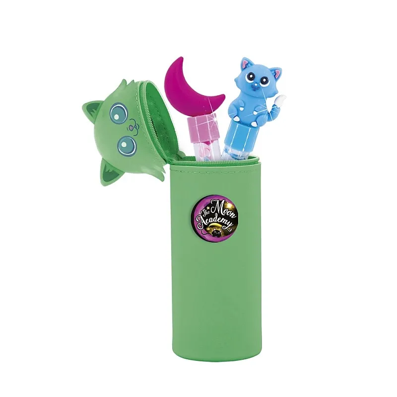 Творчески комплект, Lisciani, Направи си сам цветни химикалки с калъфче коте