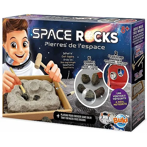 Образователен комплект, Buki France, Изкопай сам космически скали