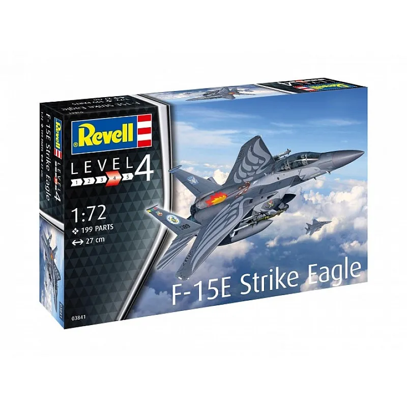 Сглобяем модел, Revell, Самолет McDonnell-Douglas F-15E Strike Eagle, 199 части