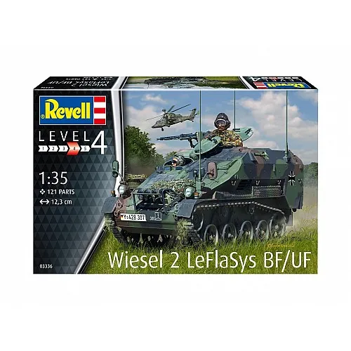 Сглобяем модел, Revell, Wiesel 2 LeFlaSys BF/UF, 121 части