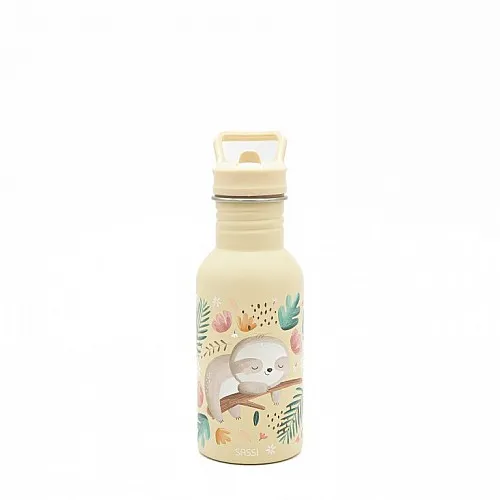 Бутилка от неръждаема стомана, Sassi, 500мл., Ленивец