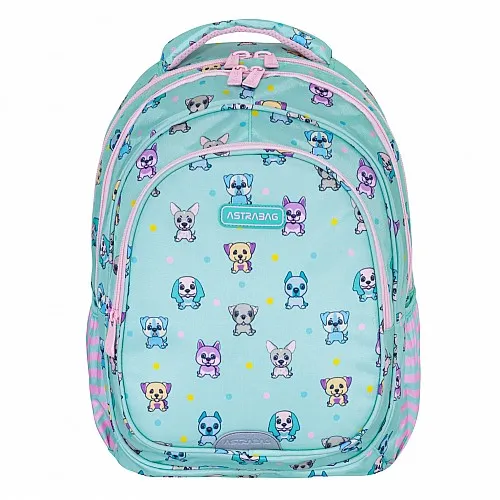 Ученическа раница, Astra, Кучета, AB300, 42 х 30 х 19 см