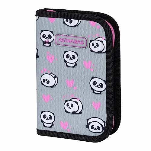 Единичен несесер, Astra, с аксесоари ASTRABAG Панди, AC11, 20 х 14 х 3,5 см