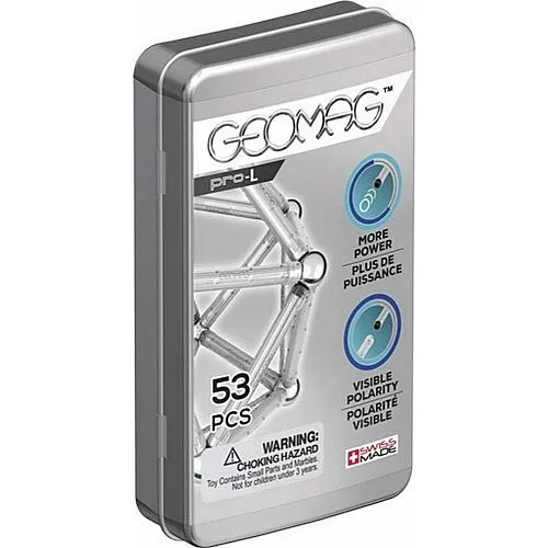 Магнитен конструктор Geomag, Pro-L Pocket 53 части