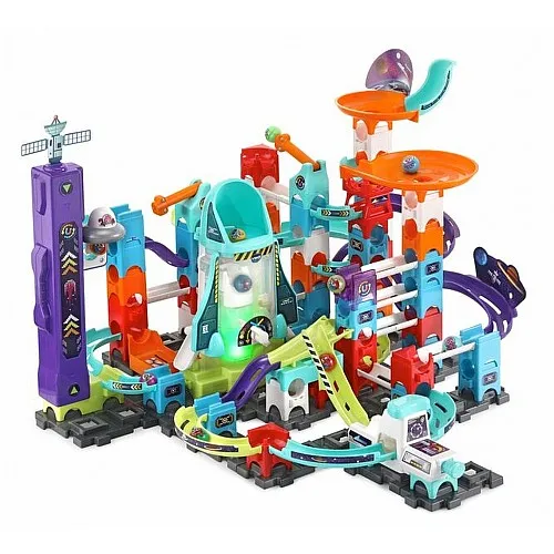 Комплект за игра, Vtech, Marble Rush, Магнитна магическа писта, 120 части