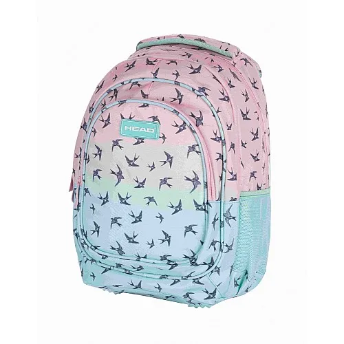 Ученическа раница, Head, AB330, Танцуващи лястовици, 39 x 28 x 15 см