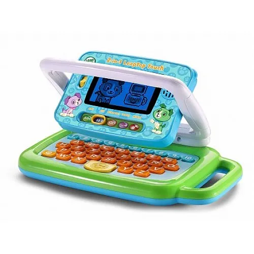 Интерактивна играчка, Vtech, Leap Frog, Лаптоп 2 в 1 Зелен