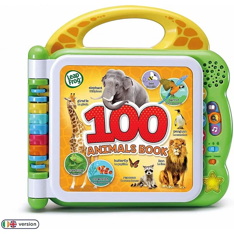 Интерактивна играчка, Vtech, Leap Frog, Занимателна книжка 100 животни