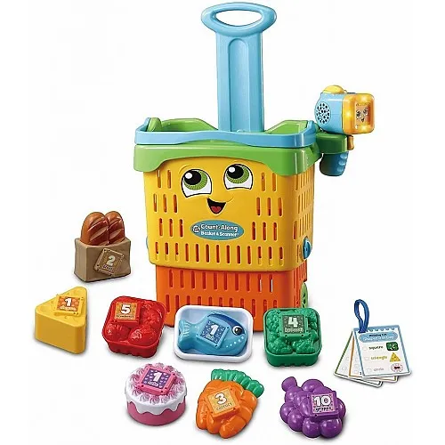Интерактивен комплект, Vtech, Кошница с продукти и скенер