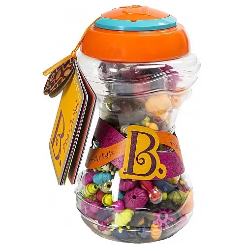 Творчески комплект, Battat, Многоцветни мъниста Pop Art, 300 броя