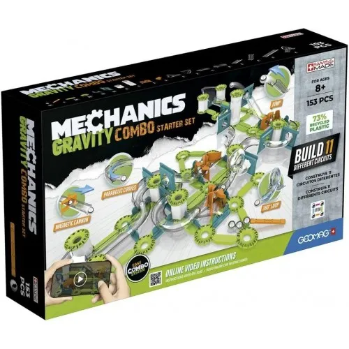 Магнитен конструктор, Geomag, Mechanics, Гравитация, 153 части