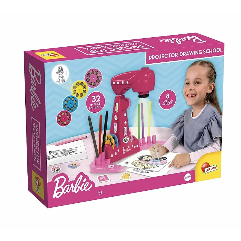 Творчески комплект, Lisciani, Barbie, Проектор за рисуване