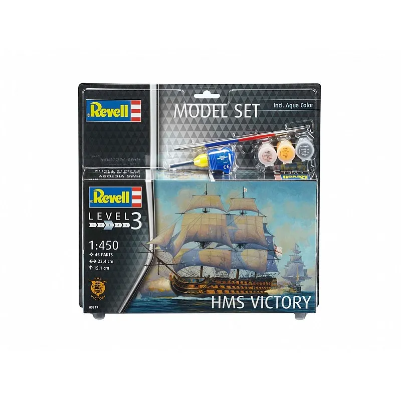 Комплект сглобяем модел, Revell, Ветроходен кораб HMS Victory, 45 части