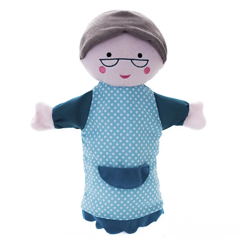 Кукла за куклен театър, Hape, Баба, 25 х 25 cm