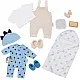 Комплект аксесоари за кукла, Battat, Lulla Baby, Дрехи за момчета, 11 части, Син