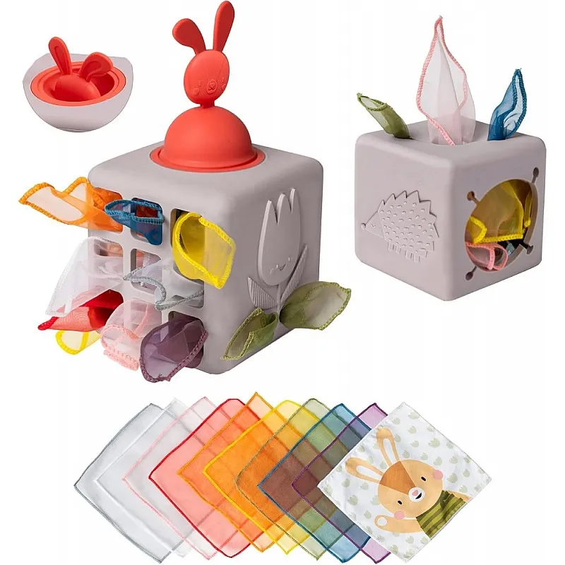 Бебешка мека играчка, кутия с различни активности, Taf Toys