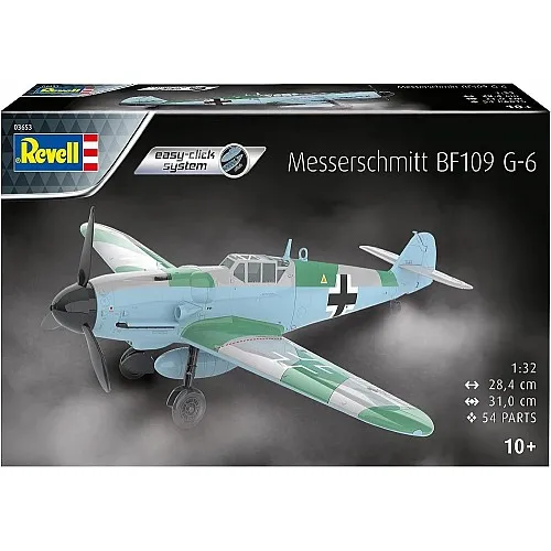Сглобяем модел, Revell, Messerschmitt Bf109 G-6 Easy-Click, 54 части