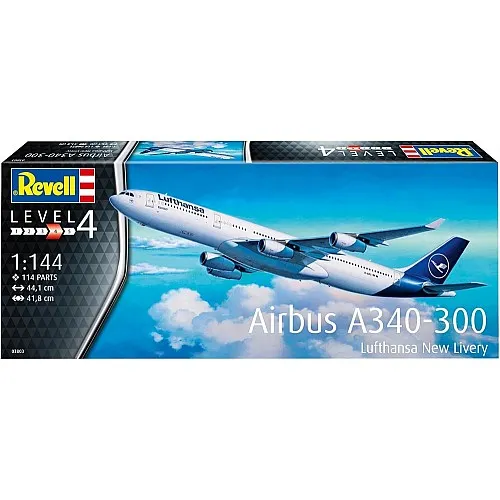 Сглобяем модел ,Revell, Самолет Airbus A340-300 Луфтханза