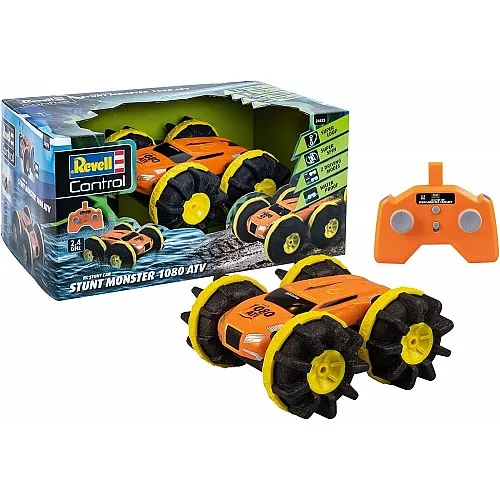 Автомобил с радио управление, Revell,  Stunt Monster 1080 ATV с RC