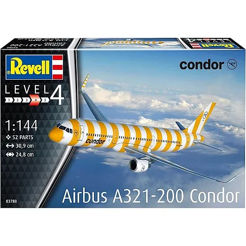 Сглобяем модел, Revell, Airbus A321-200 Condor, 52 части
