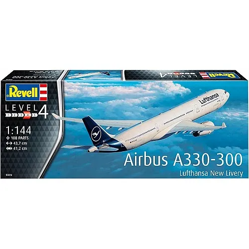 Сглобяем модел, Revell, Airbus A330-300 Lufthansa New Livery, 108 части