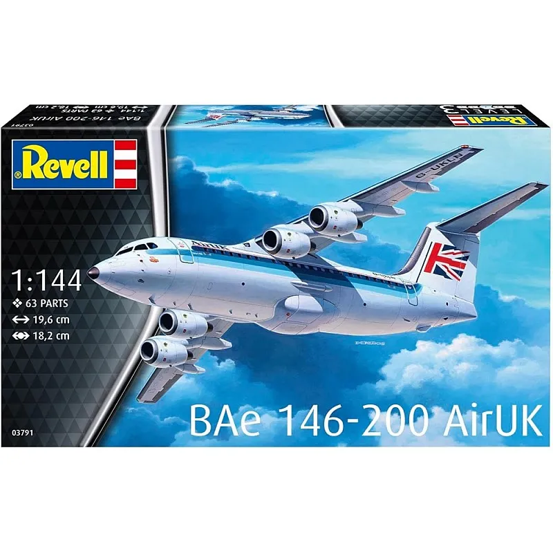 Сглобяем модел, Revell, Самолет BAe 146 (RJ85)