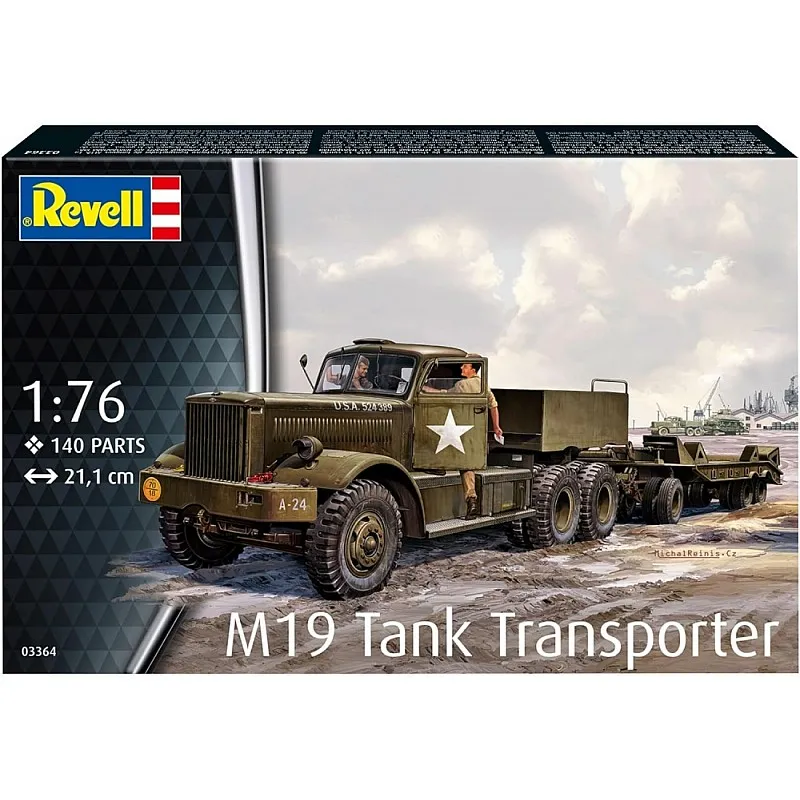 Сглобяем модел, Revell, Транспортер на танкове M19