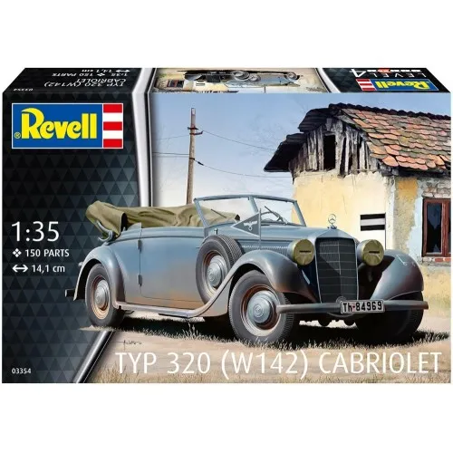 Сглобяем модел, Revell, Автомобил Кабриолет 320 W142