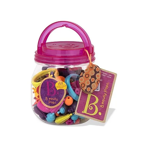 Творчески комплект, Battat, Многоцветни мъниста Pop Art, 150 броя