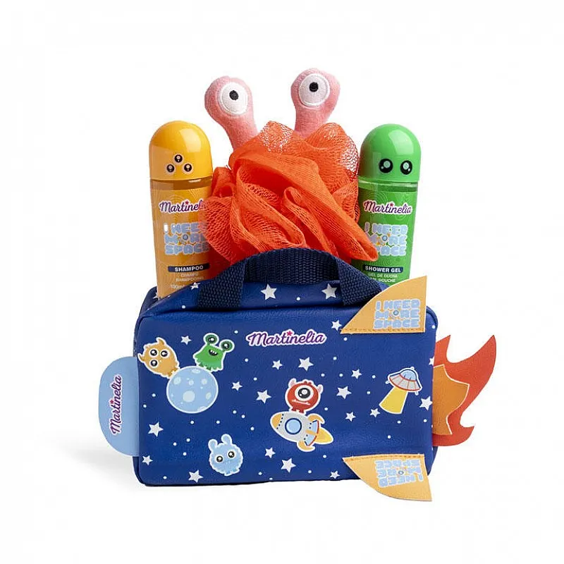 Комплект за баня в несесер, Martinelia, Космос, 4 части