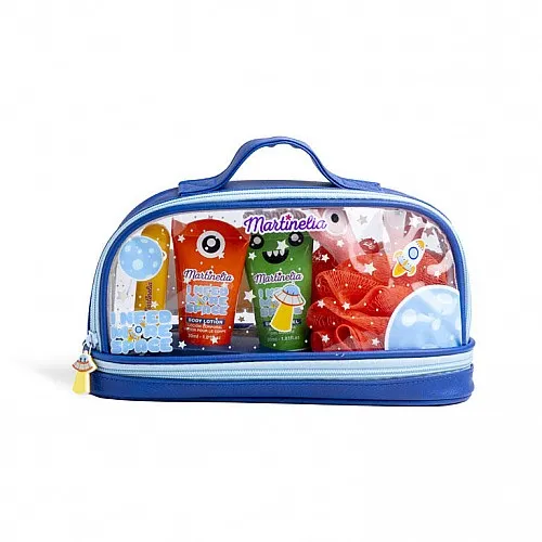 Комплект за баня в чантичка, Martinelia, Космос, 5 части