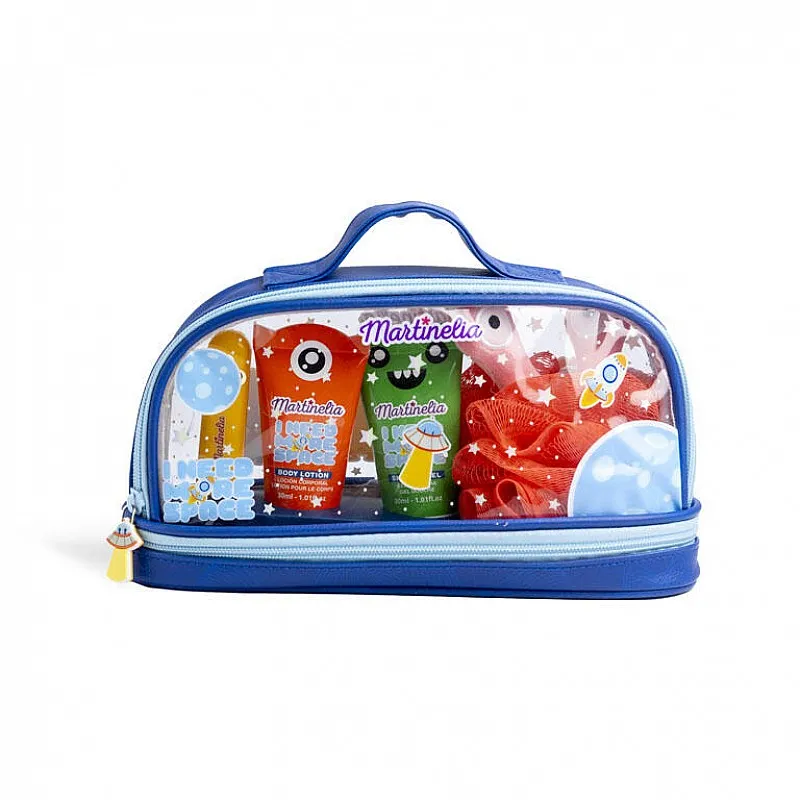 Комплект за баня в чантичка, Martinelia, Космос, 5 части
