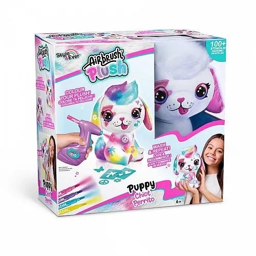 Творчески комплект, Canal Toys, Плюшена играчка за оцветяване, Сладко кученце