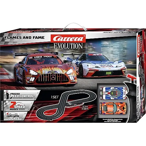 Състезателна писта, Carrera, Пламъци и слава