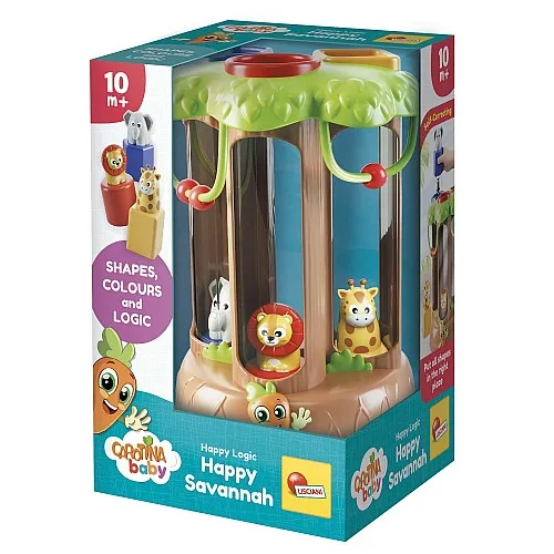Образователна игра с форми, Lisciani, Carotina, Савана