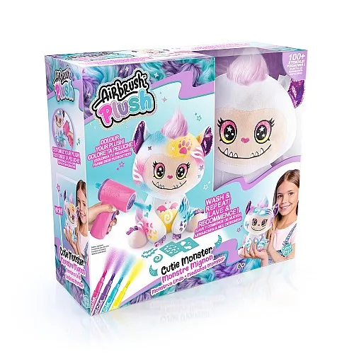 Творчески комплект, Canal Toys, Плюшена играчка за оцветяване, Сладко чудовище
