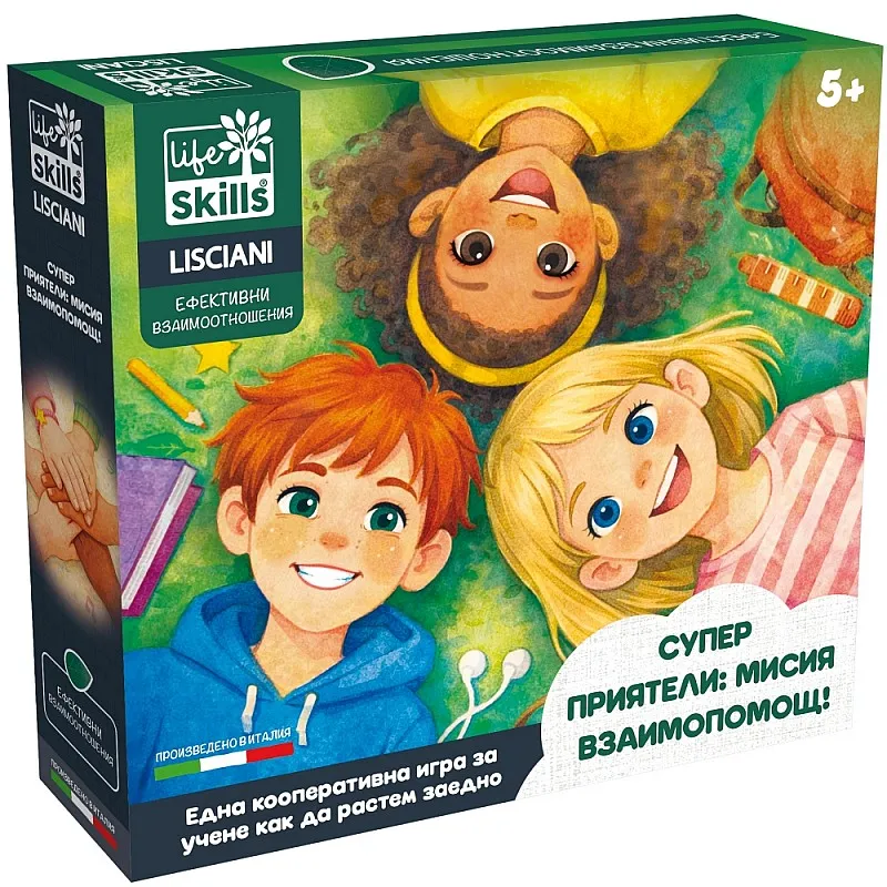 Настолна игра, Супер приятели, Мисия взаимопомощ, Lisciani, Life Skills