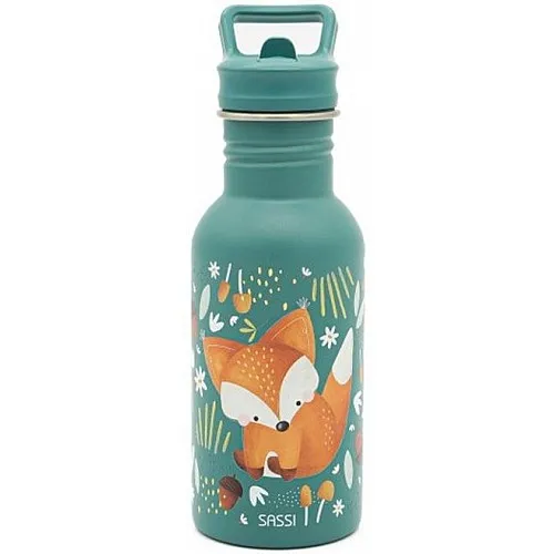 Бутилка от неръждаема стомана, Sassi, 500мл., Лисица