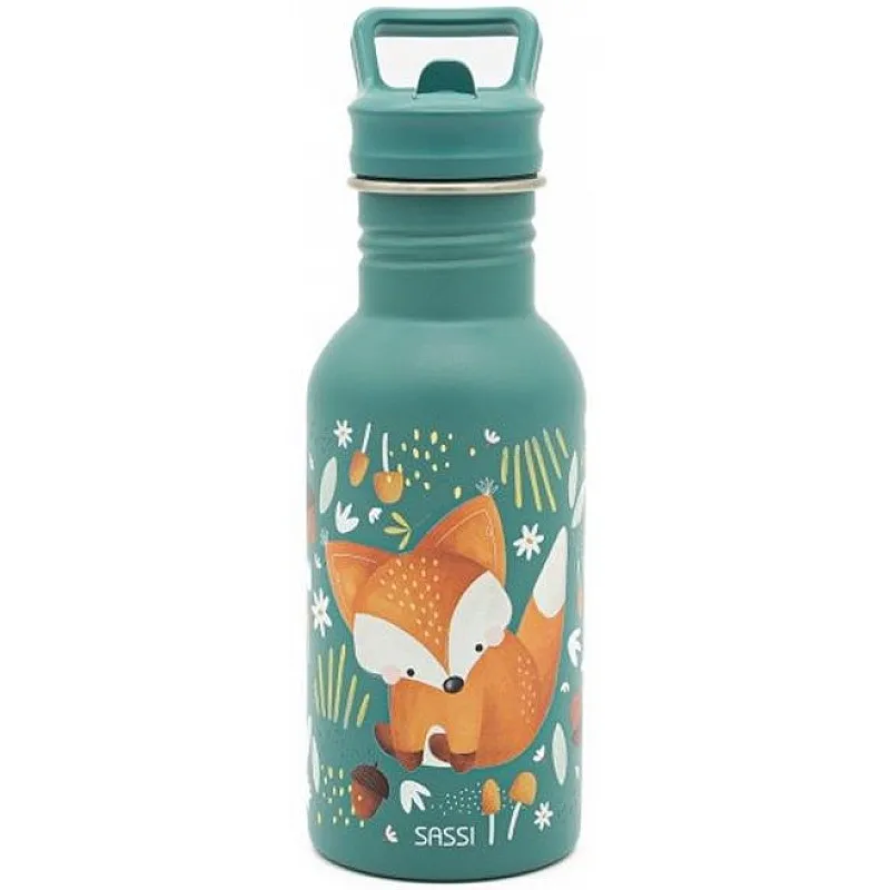 Бутилка от неръждаема стомана, Sassi, 500мл., Лисица